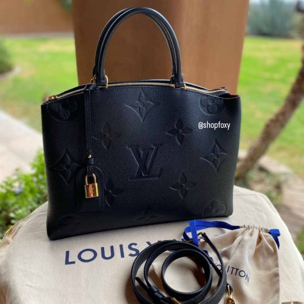 SOLD Louis Vuitton Grand Palais Black Empreinte Leather Tote - Picture 2 of 16